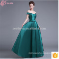 On Sale Cap Sleeve Chinese Style Long Satin Colorful Bridal Gown Bridesmaid Dress